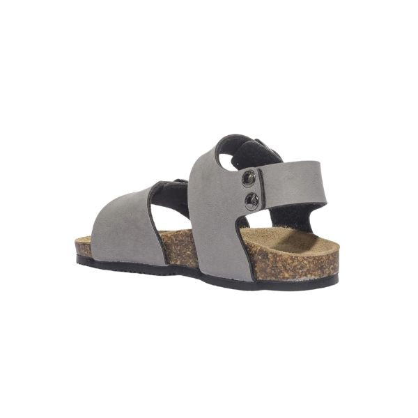 Goldstar sandali in pelle con doppia fibbia grigio