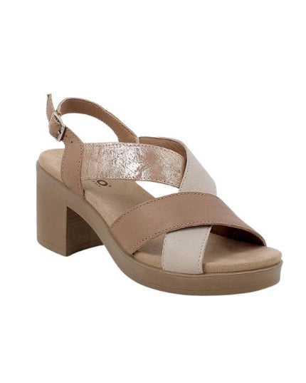 Igi&co sandali con tacco a blocco beige