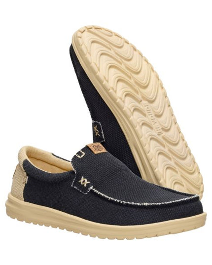 Hey Dude Mikka Braided mocassini in tessuto nero