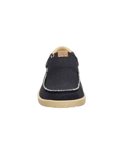 Hey Dude Mikka Braided mocassini in tessuto nero