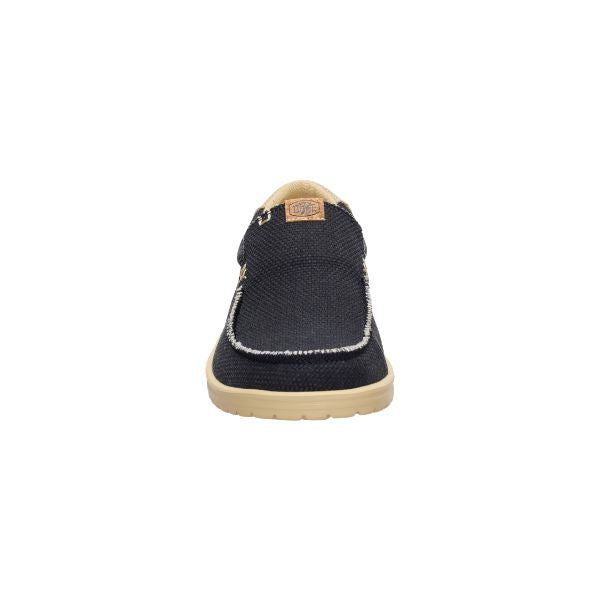 Hey Dude Mikka Braided mocassini in tessuto nero