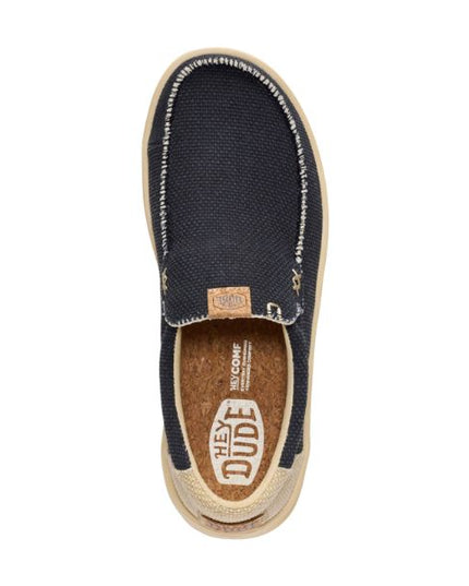 Hey Dude Mikka Braided mocassini in tessuto nero
