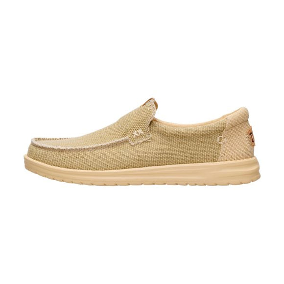 Hey Dude Mikka Braided mocassini in tessuto Olive Gray