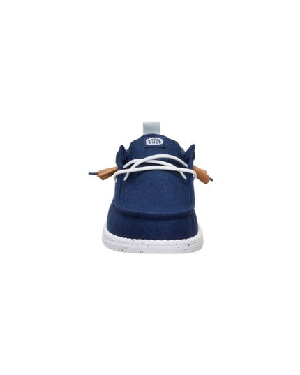 Hey Dude Wally Craft Linen mocassini in tessuto Blu