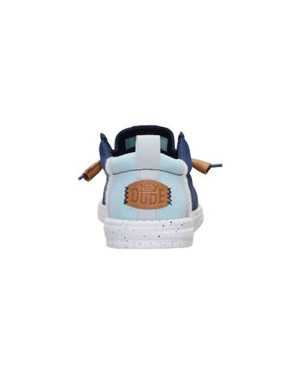 Hey Dude Wally Craft Linen mocassini in tessuto Blu