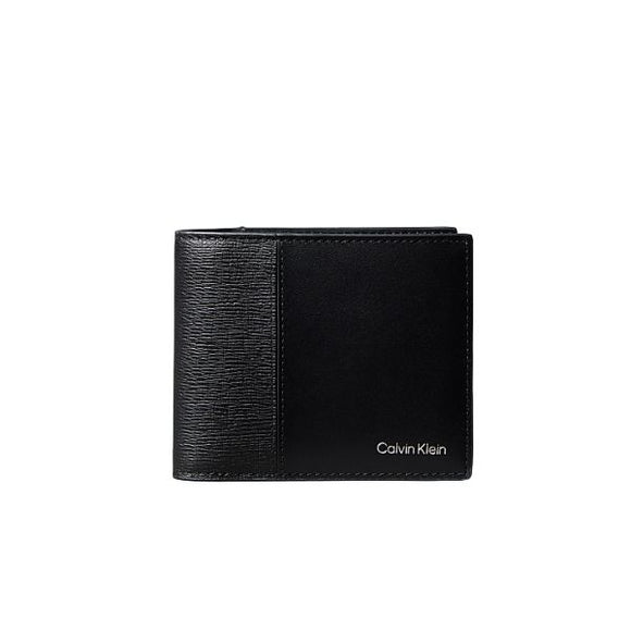 Calvin Klein portafogli nero in pelle effetto saffiano