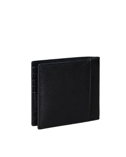 Calvin Klein portafogli nero in pelle effetto saffiano