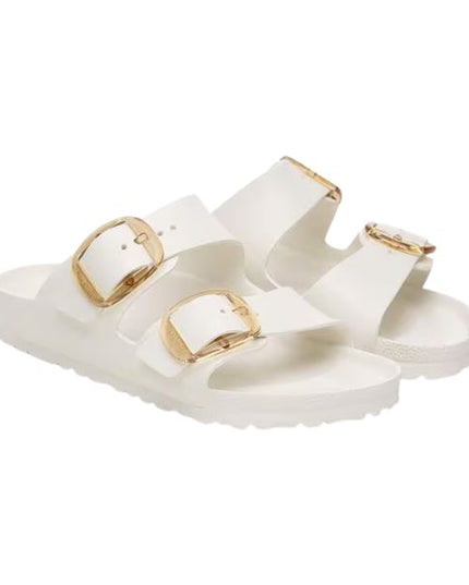 Birkenstock Arizona Big Buckle sandali in EVA con fibbia grande Bianco