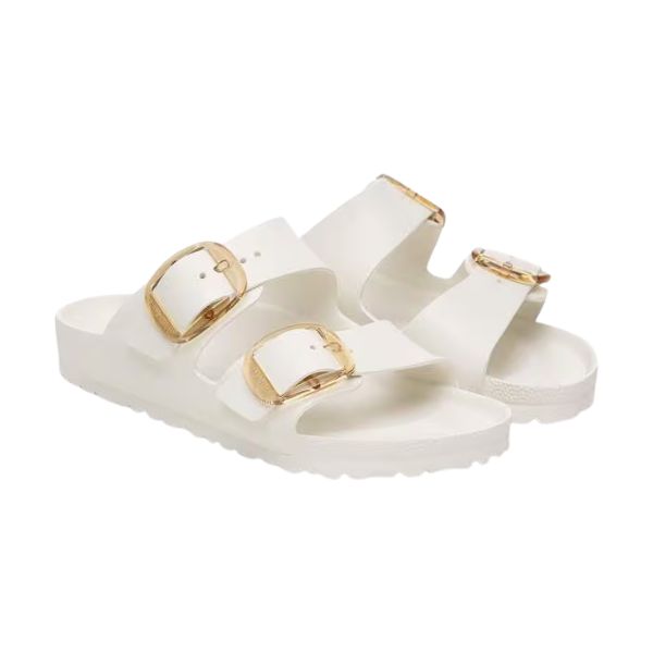 Birkenstock Arizona Big Buckle sandali in EVA con fibbia grande Bianco