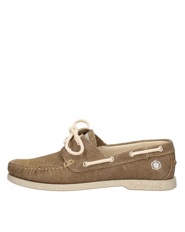 Lumberjack Navigator Green mocassini in tessuto