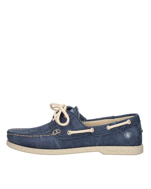 Lumberjack Navigator Green mocassini in tessuto