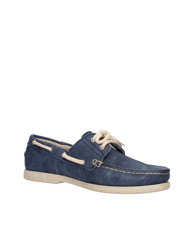 Lumberjack Navigator Green mocassini in tessuto