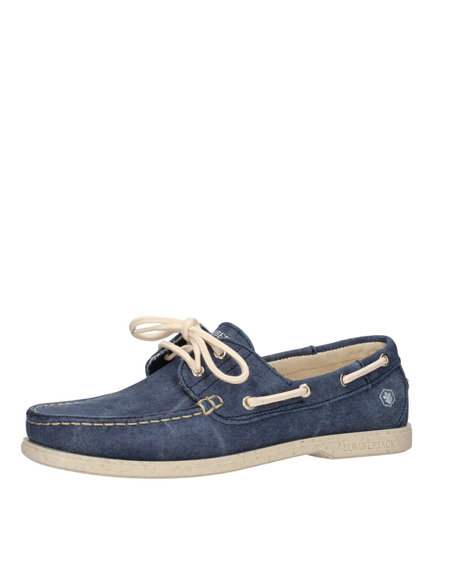 Lumberjack Navigator Green mocassini in tessuto