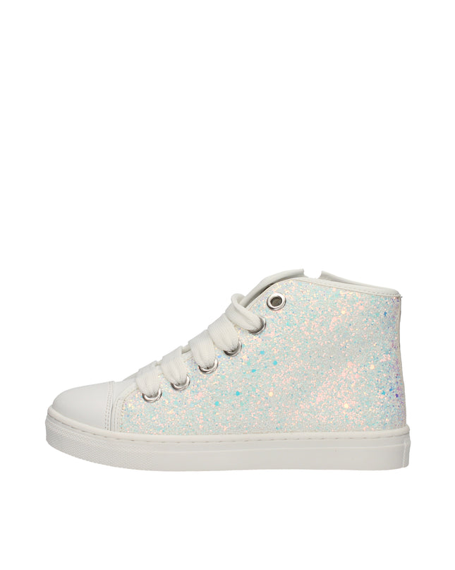 Laura Biagiotti Love sneakers alte con paillettes