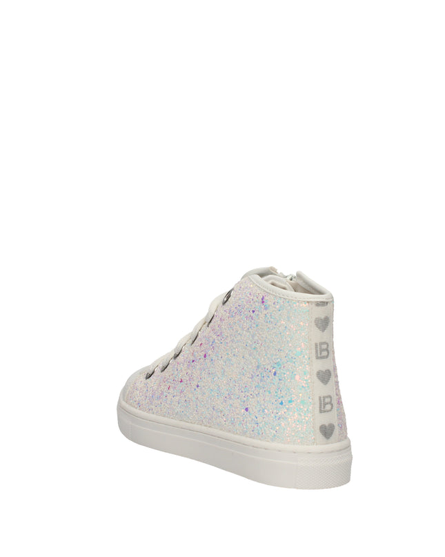 Laura Biagiotti Love sneakers alte con paillettes