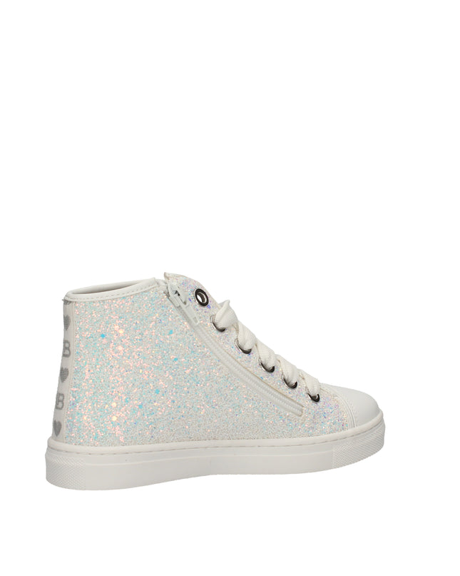 Laura Biagiotti Love sneakers alte con paillettes
