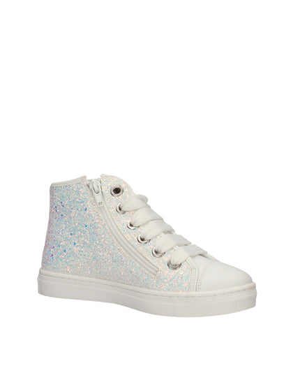 Laura Biagiotti Love sneakers alte con paillettes