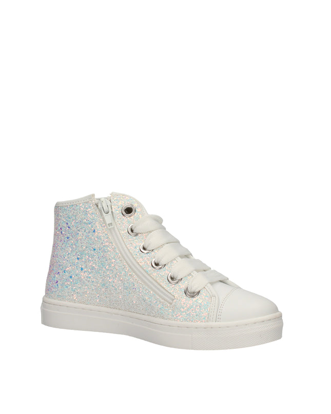 Laura Biagiotti Love sneakers alte con paillettes