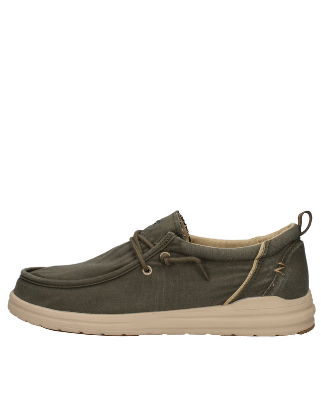 Lumberjack Trevor mocassini in tessuto con lacci