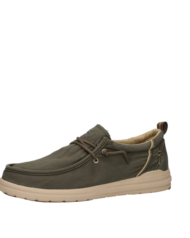 Lumberjack Trevor mocassini in tessuto con lacci