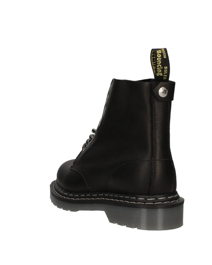 Dr. Martens 1460 Pascal in pelle morbida con occhielli cromati e zip laterale