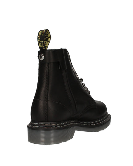 Dr. Martens 1460 Pascal in pelle morbida con occhielli cromati e zip laterale