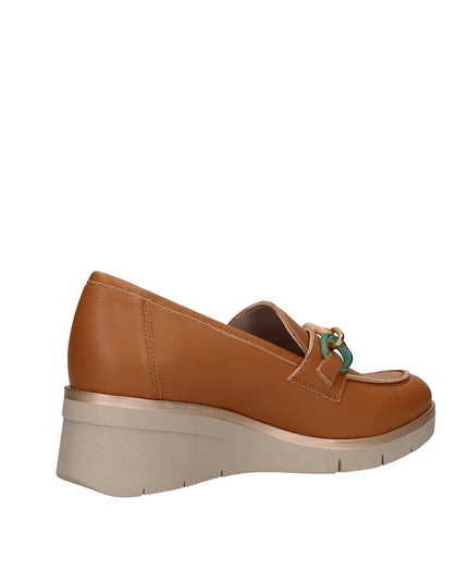 Cinzia Soft mocassini con catena colorata