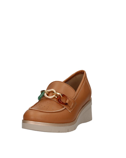 Cinzia Soft mocassini con catena colorata