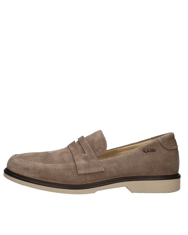 Igi&co mocassini traforati in camoscio