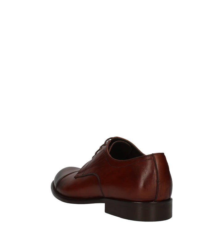 Exton scarpe stringate in pelle