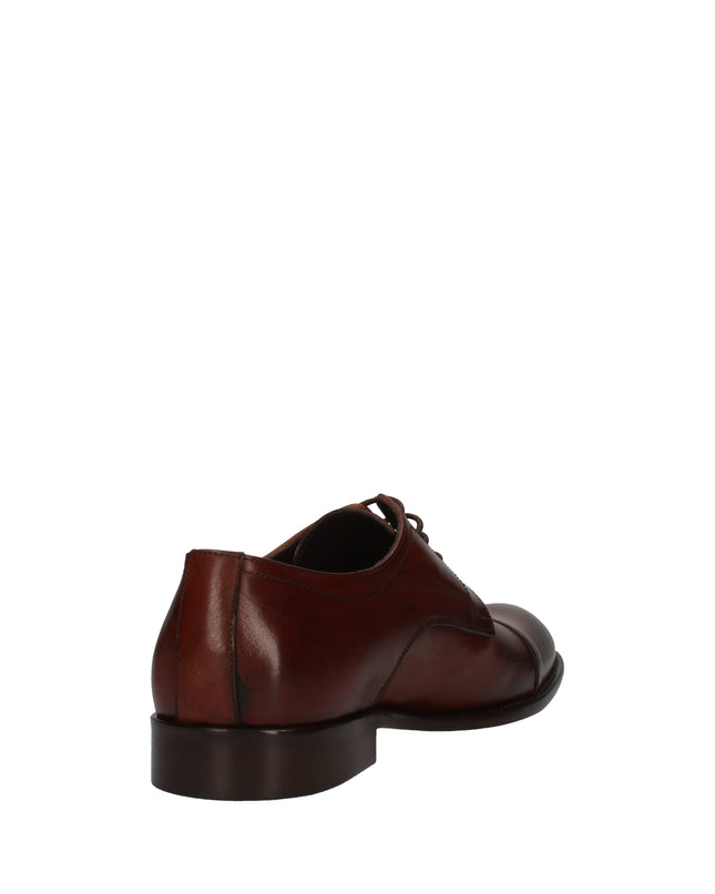 Exton scarpe stringate in pelle