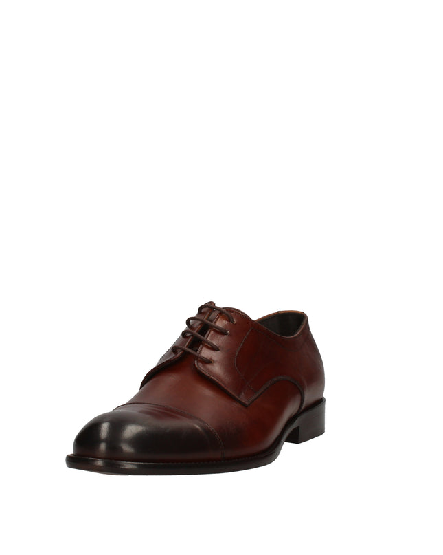 Exton scarpe stringate in pelle