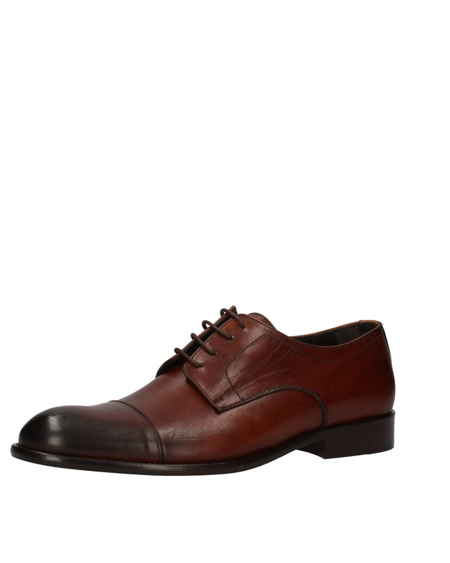 Exton scarpe stringate in pelle