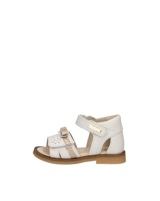 Balducci sandali con cinturino e chiusura a strappo con dettagli lucidi