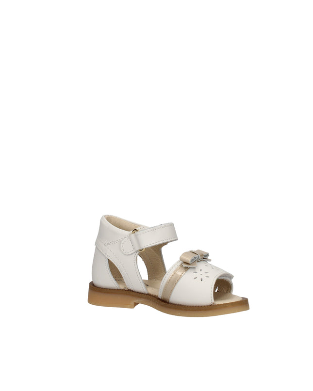 Balducci sandali con cinturino e chiusura a strappo con dettagli lucidi