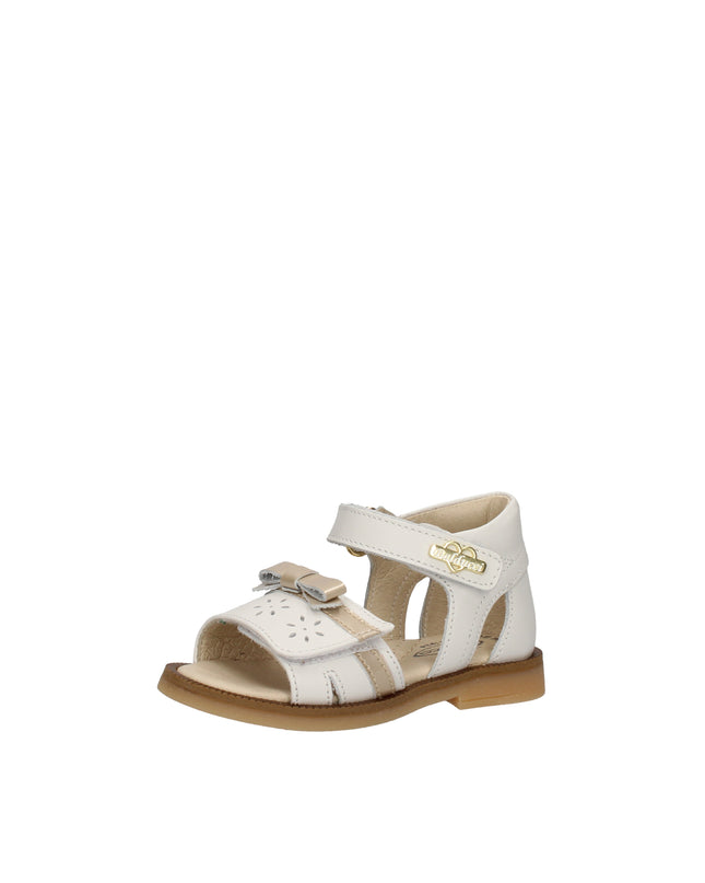 Balducci sandali con cinturino e chiusura a strappo con dettagli lucidi