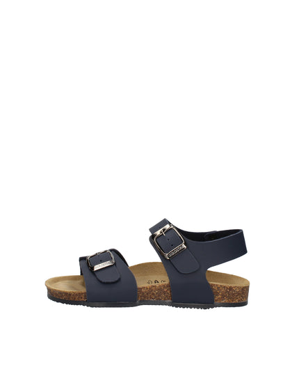 Goldstar sandali in pelle con doppia fibbia blu