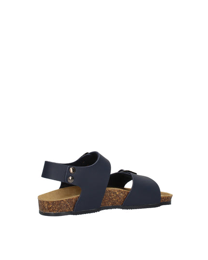 Goldstar sandali in pelle con doppia fibbia blu