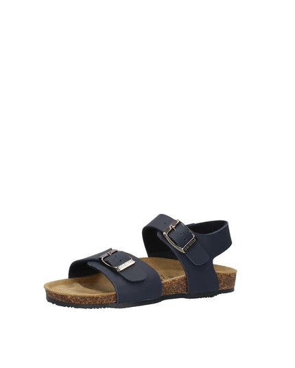 Goldstar sandali in pelle con doppia fibbia blu