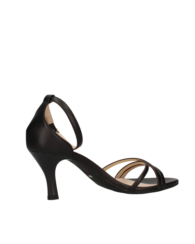Nero Giardini sandali in pelle con tacco a spillo