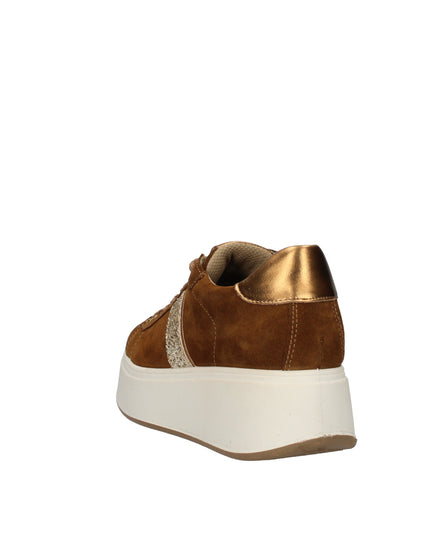 Igi&co sneakers in camoscio con zeppa