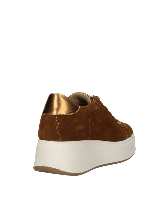 Igi&co sneakers in camoscio con zeppa