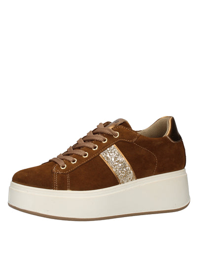Igi&co sneakers in camoscio con zeppa