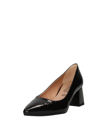 Cinzia Soft decolletè in vernice con tacco grosso