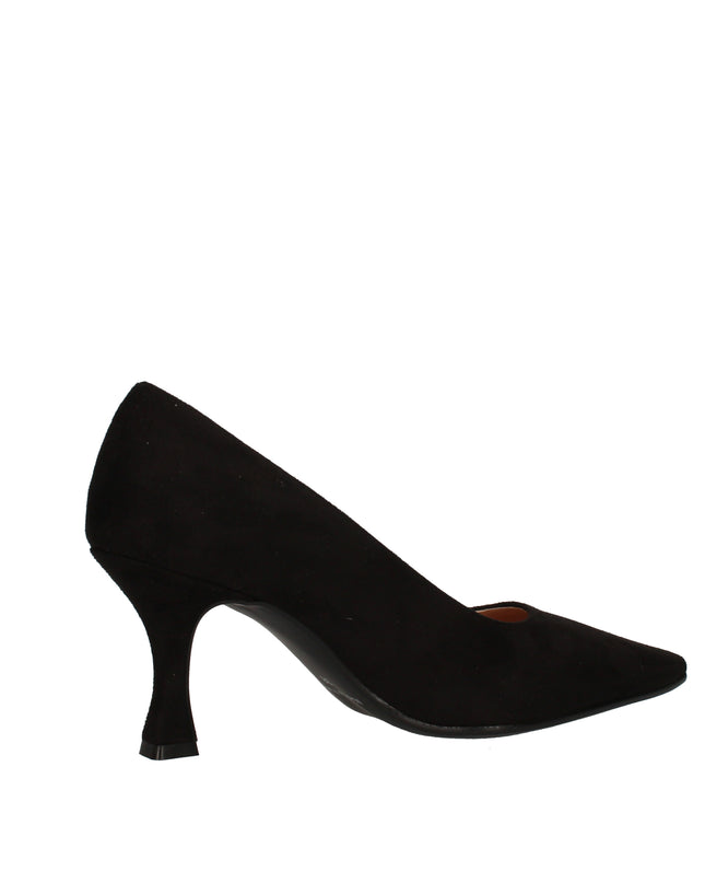 Cinzia Soft decolletè in camocio con tacco a clessidra