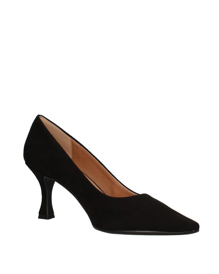 Cinzia Soft decolletè in camocio con tacco a clessidra