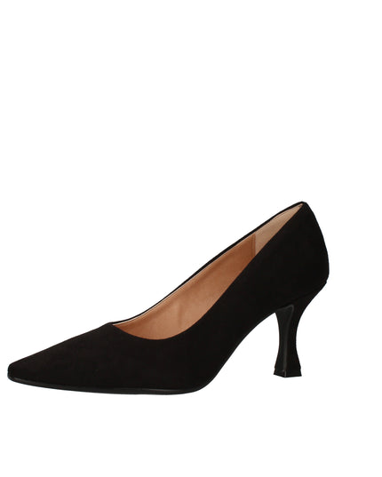 Cinzia Soft decolletè in camocio con tacco a clessidra