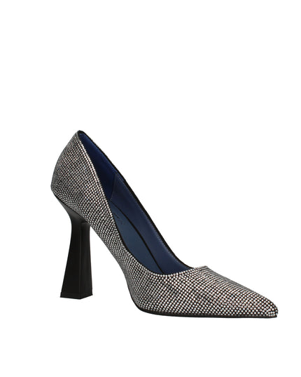 Pregunta decolletè con strass e tacco a clessidra