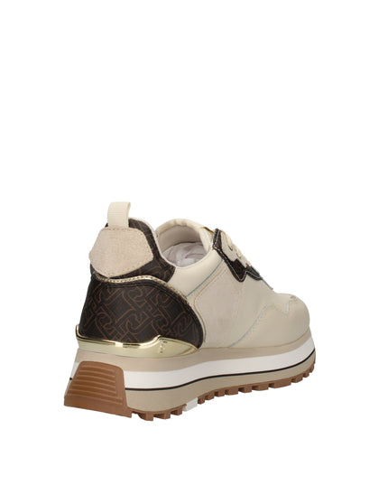 Liu Jo Maxi Wonder sneakers platform in ecopelle con logo all over