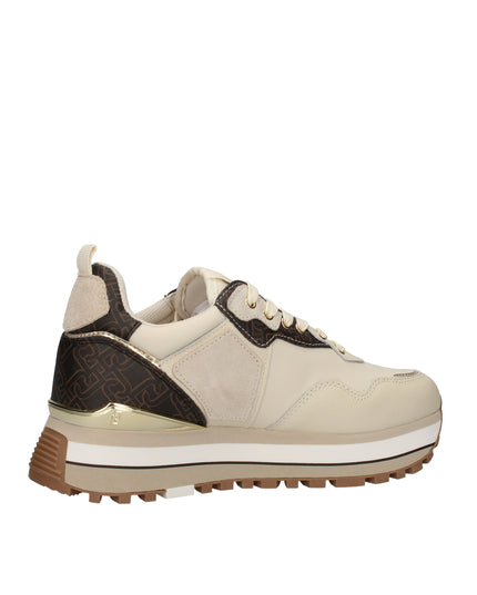 Liu Jo Maxi Wonder sneakers platform in ecopelle con logo all over